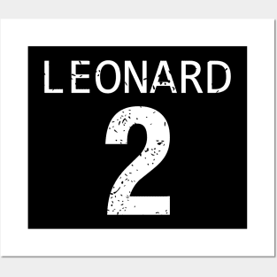 Kawhi Leonard Black Distressed Jersey Number 2 D9 LCKL2 Posters and Art